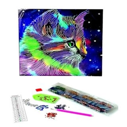 arte-diamante-gato-de-colores-40x40-educa