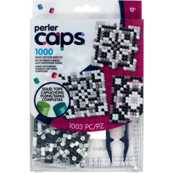 caps-starter-black-and-white-perler-beads