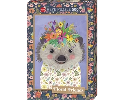 floral-friends-erizo-500-piezas-heye