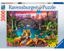 tigres-en-el-paraiso-3000-piezas-ravensburger